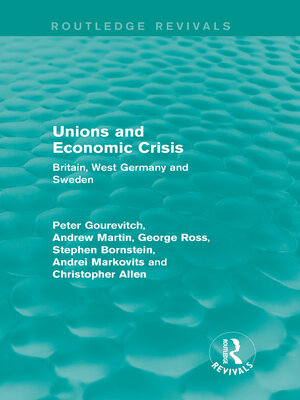 cover image of Unions and Economic Crisis